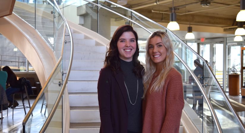 Alivia Leibbrand and Madison Freisen