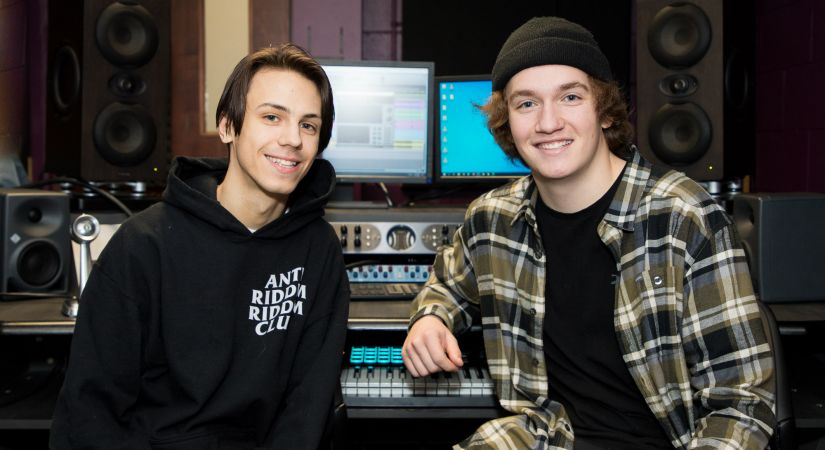 Logan Larocque and Noah Pontenteau