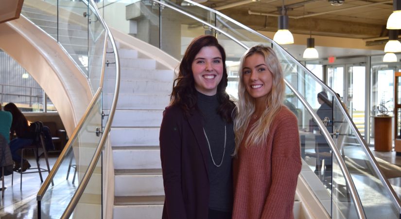 Alivia Leibbrand and Madison Freisen