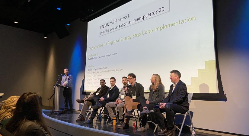 The panel presentation at the Building Net Zero workshop