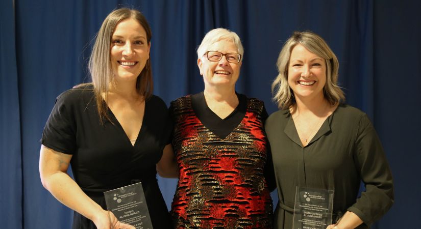 Christina Fast, Jayne Brooks and Bree Cawley