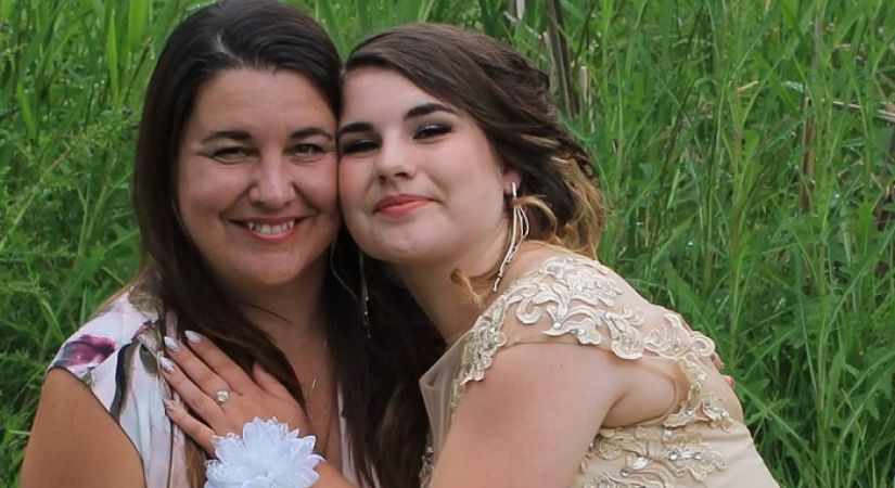 Fawn Herrington and her daughter Jaden Lee