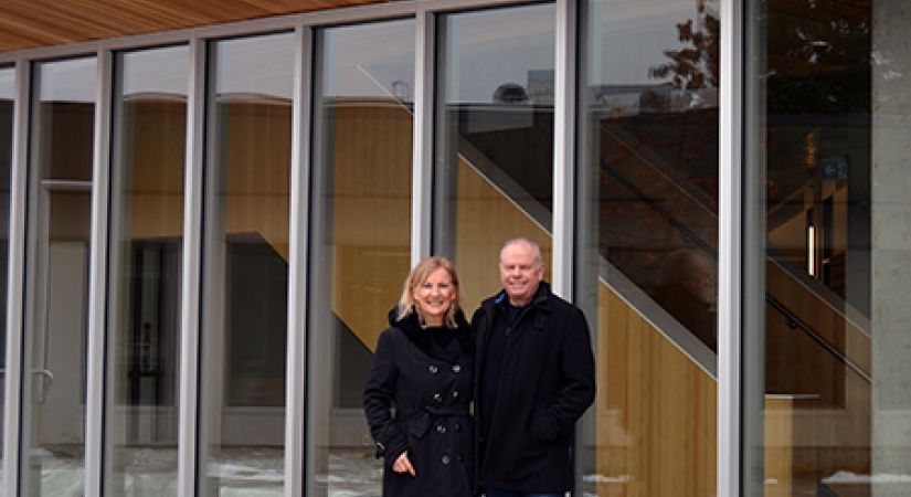 Jim Hodgson and Joy Bianco 