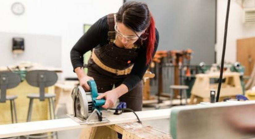 Vernon Trades student