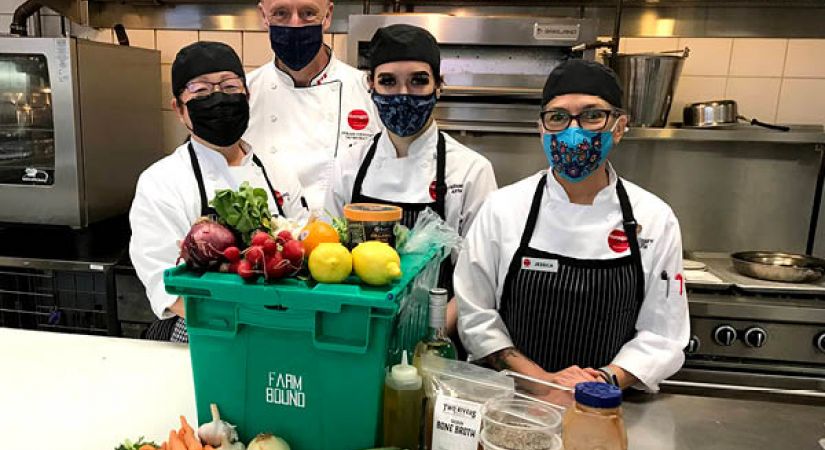 OC Culinary Arts students and the OC Inspiration Box