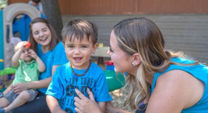 Early Childhood Educator working with children
