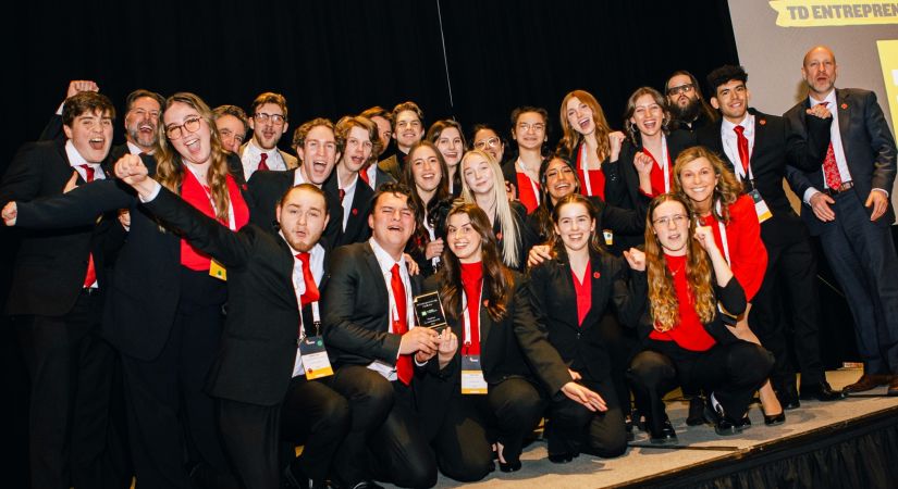 EnactusOC Team at the Enactus Canada Regional Exposition.  