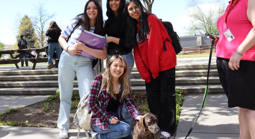 Students at an Experience OC event.