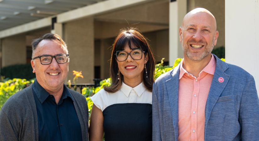 Gordon Shuster, Sakura Hirata, and Devin Rubadeau