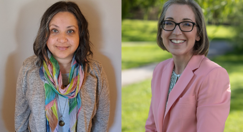 Gurjit Chand (left) and Sheri Hamilton (right)