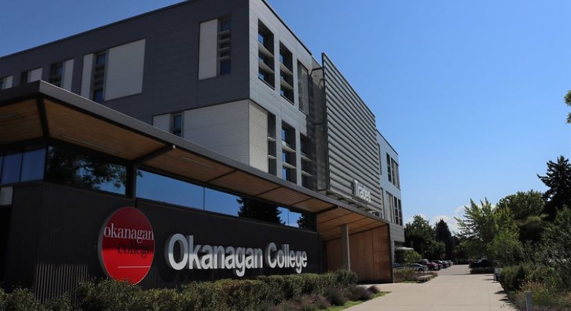 An exterior building at the Kelowna OC campus.