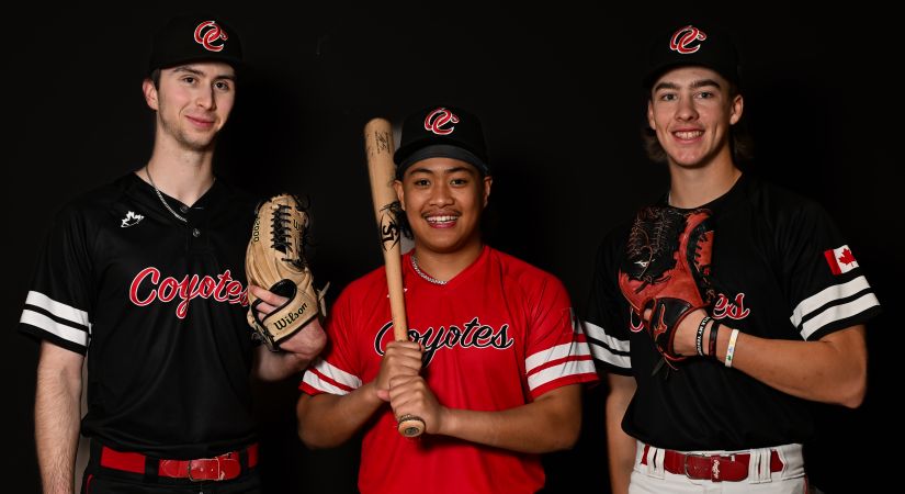 (L to R): Corbin Mossop, Rico Domingo and Ryan Powers. Photo: Tami Quan