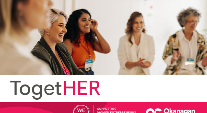 Group of diverse women gathered together and smiling in a bright indoor space