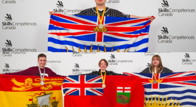  Vladyslav Usach andEmily Frick Skills nationals