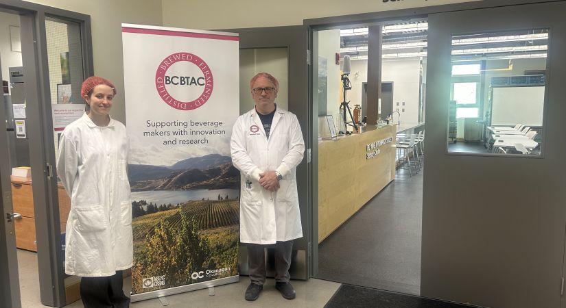  Nadia Alves, and Ben Isaksen, Laboratory Technician at BC BTAC